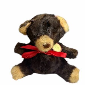 Vintage 1982 Mink 1rd Generation, Teddy Bear with Tags Plush 10” Stuffed Animal